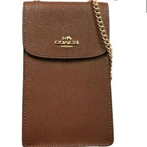 Coach Crossbody Leather Phone Case Purse